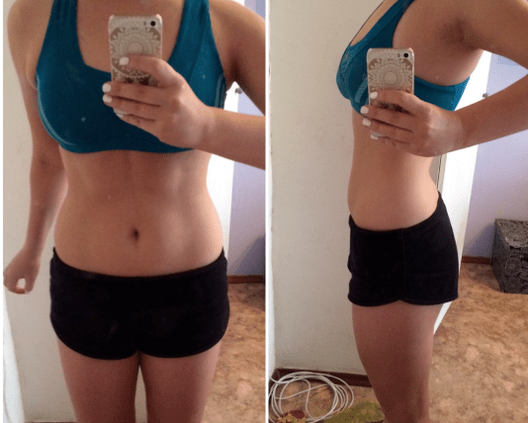 Fotos antes e despois da dieta ceto