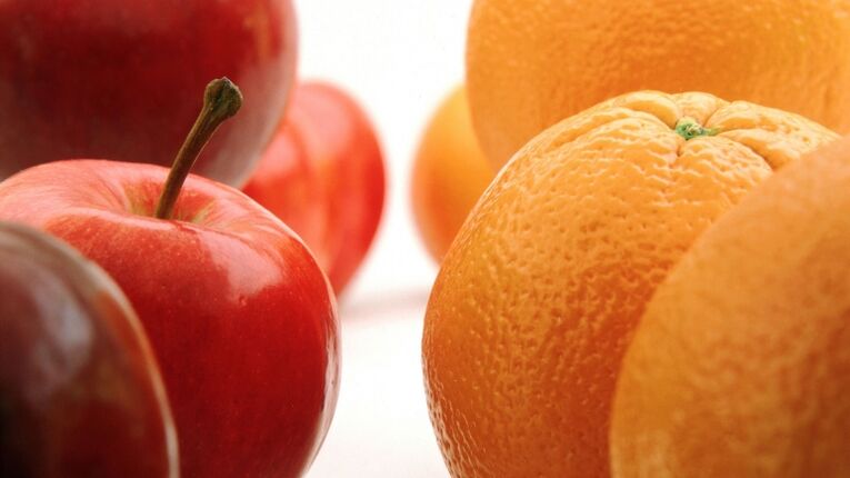 Mazás e laranxas para a dieta xaponesa
